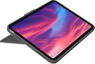 Logitech Combo Touch - tastatur og folioveske - med styrepute - QWERTZ - Tysk - Oxford-grå (920-011435)