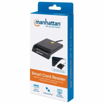 MANHATTAN Smart Card Reader - USB (102049)