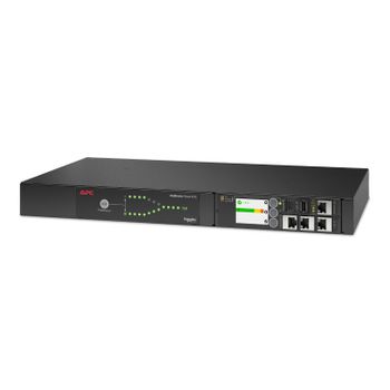 APC Rack ATS, 230V, 16A, C20 in, (8) C13 (1) C19 out (AP4423A)