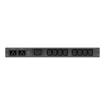 APC Rack ATS, 230V, 16A, C20 in, (8) C13 (1) C19 out (AP4423A)