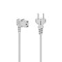 HAMA Power Cable Angled 3-pole White 5.0m