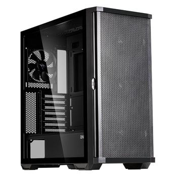 ZALMAN Z10 - ATX Mid-Tower Case/ Pre-installed fan: 3x 120mm(Front),  1x 120mm(Rear)/  T/G Side Panel, Mesh Front Panel/ Convenient Sliding Dust Filter at Front/ 1x USB Type-C applied/ GPU Support Brace Includ (Z10)