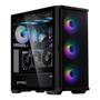 ZALMAN Z10 DUO - Mid tower - ATX - sidepanel med vindue (hærdet glas) - ingen strømforsyning (ATX12V) - USB/Lyd (Z10 DUO)