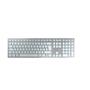 CHERRY KW 9100 Slim for MAC Wireless Keyboard, Silver/ White (JK-9110PN-1)