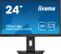IIYAMA a ProLite XB2483HSU-B5 - LED monitor - 24" (23.8" viewable) - 1920 x 1080 Full HD (1080p) @ 75 Hz - VA - 250 cd/m² - 3000:1 - 4 ms - HDMI, DisplayPort - speakers - matte black