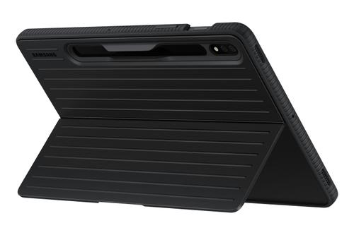 SAMSUNG Galaxy Tab S8 Deksel (gjennomsiktig) Robust deksel med stativfunksjon (EF-RX700CBEGWW)