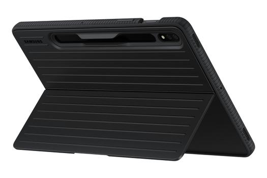SAMSUNG Galaxy Tab S8 Protective Standing Skal (svart) Robust skydd med stativfunktion (EF-RX700CBEGWW)