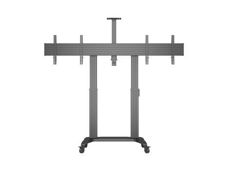 MULTIBRACKETS M - Vagn - motoriserad - för 2 LCD-bildskärmar - låsbar - aluminium - svart - skärmstorlek: 60"-75" (7350105214424)