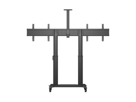 MULTIBRACKETS M - Vagn - motoriserad - för 2 LCD-bildskärmar - låsbar - aluminium - svart - skärmstorlek: 60"-75" (7350105214424)