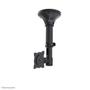 Neomounts by Newstar FPMA-C025BLACK Ceiling Mount for flatscreens 10-30inch 1 pivot max 12kg VESA 75x75 or 100x100mm black (FPMA-C025BLACK)