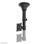 Neomounts by Newstar NEOMOUNTS FPMA-C025BLACK Ceiling Mount for flatscreens 10-30inch 1 pivot max 12kg VESA 75x75 or 100x100mm black (FPMA-C025BLACK)