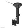 Neomounts by Newstar NEOMOUNTS FPMA-C025BLACK Ceiling Mount for flatscreens 10-30inch 1 pivot max 12kg VESA 75x75 or 100x100mm black (FPMA-C025BLACK)