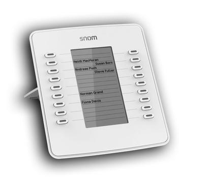 SNOM D7 Tastaturerweiterungsmodul Weiss (4382)