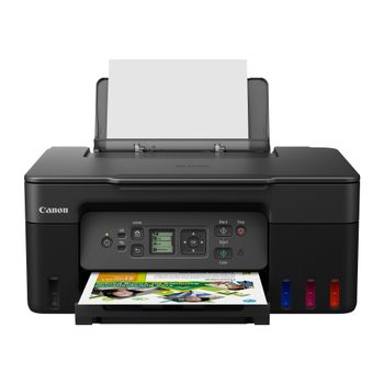 CANON PIXMA G3570 - Multifunktionsprinter - farve - blækprinter - kan genopfyldes - Legal (216 x 356 mm) (original) - A4/Legal (medie) - op til 11 ipm (udskriver) - 100 ark - USB 2.0, Wi-Fi(ac) - sort (5805C006)
