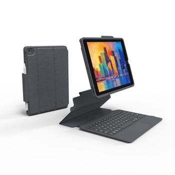 ZAGG / INVISIBLESHIELD Keyboard Pro Keys with Trackpad Apple iPad 10.2 Black/ Gray UK IN (103407950)