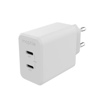 MOPHIE WALL ADAPTER DUAL USB-C PD 45W GAN WHITE ACCS (409909299)