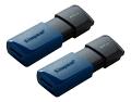 KINGSTON 64GB DT EXODIA M USB3.2 GEN 1 29 (BLACK + BLUE) 2 PIECES EXT