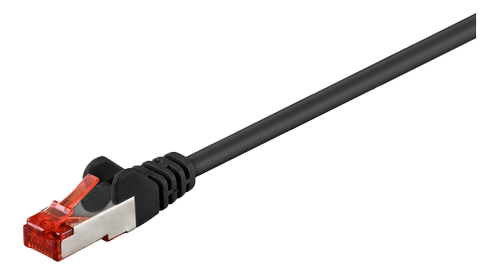 GOOBAY CAT 6-0200 S/FTP PIMF SCHWARZ 2m (68696)