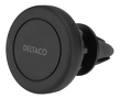 DELTACO magnetic adjustable car holder, air vent, for mobile, black