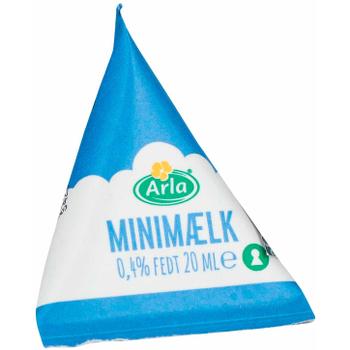 Arla minimælk 0,4% 20 ml Ks/100 stk (40740080)