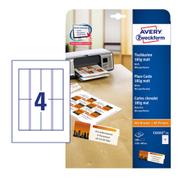 AVERY Bordnavnekort 110x40mm 185g 4/ark ?sk/25