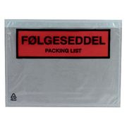 BNT Følgeseddellomme C6 165x122mm 1000stk