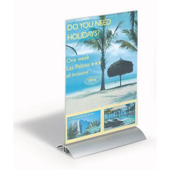 DURABLE Presenter Brochurehold Transparent A4 297x210mm (858919)