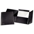 ESSELTE 3-flap folder w/elastic A4 Black - FSC