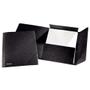 ESSELTE 3-flap folder w/elastic A4 Black - FSC