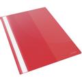Flat File w/pocket A4 Red Box of 25