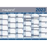 kæmpe vægkalender 23064000 70x100 cm 2x6 mdr