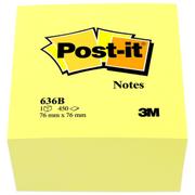 POST-IT 636B notes 76x76mm gul