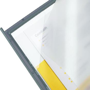 QConnect Registersystem Lommer A4 QuickLoad Antracitgrå 10stk (KF04259)