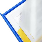 QConnect Registersystem Lommer A4 QuickLoad Blå 10stk