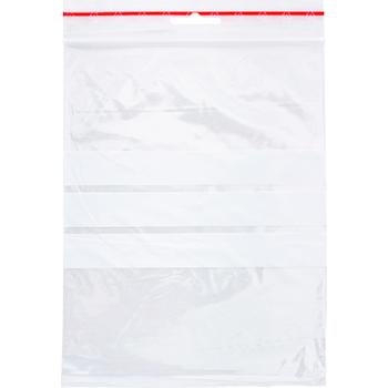 QConnect lynlåsposer m/skrive Ks/1000 stk 150x200 mm T-72 (KF11372)