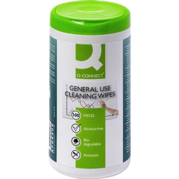 QConnect renseserviet univers Ds/100 stk antibakteriel (KF04508)