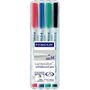 STAEDTLER Whiteboard merkepenn Lumocolor rund 1mm assortert