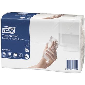 TORK Håndklædeark express H2 Krt/3800 ark hvid 471103 (471103)