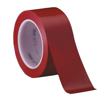 3M gulvtape 50mmx33m rød (1247300)