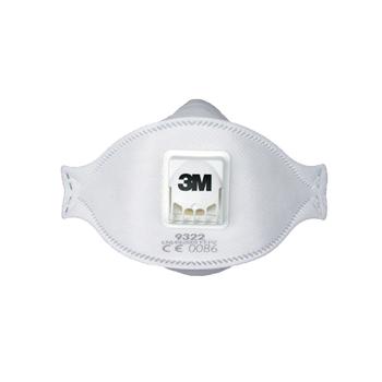 3M Filtermaske 3M 9322+ FFP2D m/ventil pk/10 stk (7126005)