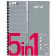 BANTEX 5in1 Index spiralblok A4+ linjeret