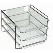 BANTEX Brevbakkesæt Vision SW A4 Klar 3 bakker + 1 stativ