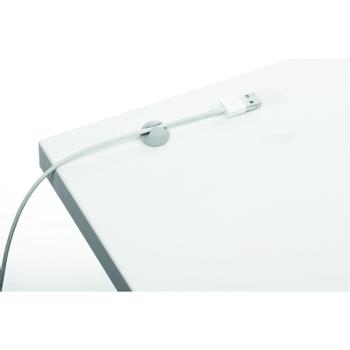 DURABLE Kabelholder Cavoline Clip 1 selvkl.t/ USB kabel/1 tlf. grå (503710)