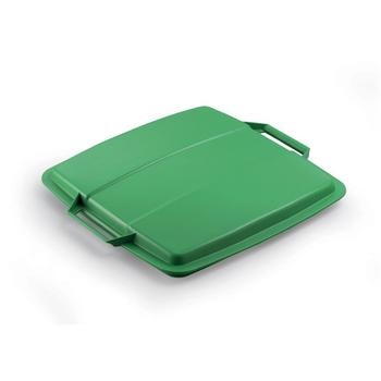 DURABLE låg til affaldsspand Durabin 90 L i farven grøn (1800475020)