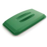 DURABLE Durabin 60 flad låg Grøn t/60 ltrs affaldsspand