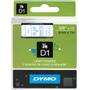 DYMO D1 9mm tape Bla/Hvit