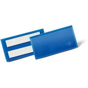 DURABLE lagerlomme m/selvklæb 100x38mm blå