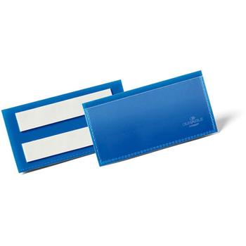 DURABLE lagerlomme m/ selvklæb 113x53mm blå (175907)