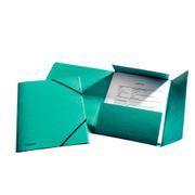 ESSELTE Strikkmappe m/3 klaffer Kartong A4 grønnn