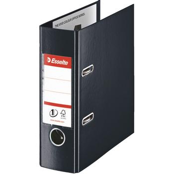 ESSELTE Brevordner No1 Power PP A5 75mm sort (468670)